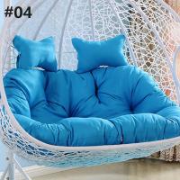 Cojín de Silla de Doble Asiento para Columpio de Huevo sin o con Relleno Cubierta Redonda Desmontable de Papasan para Casa y Patio - details 8