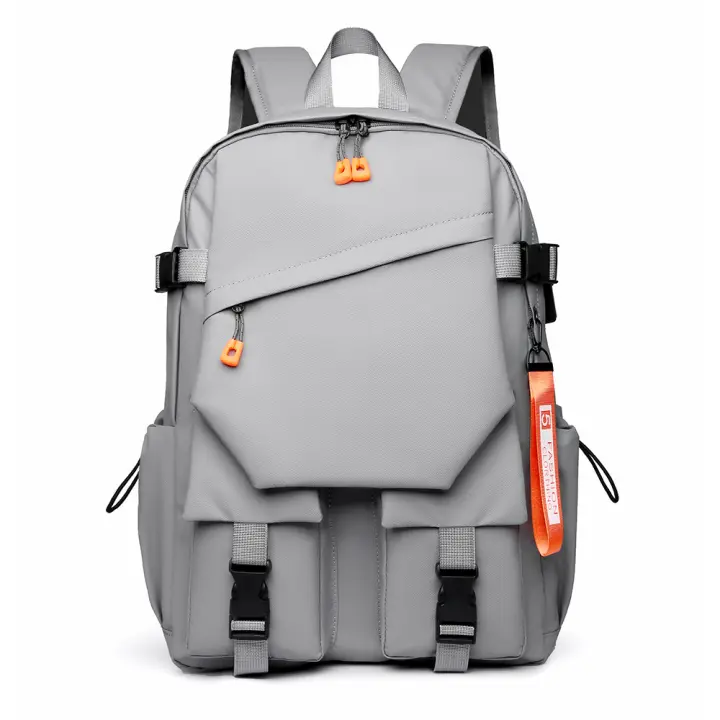 Mochila personalizada para hombre, mochila de gran capacidad, informal, de tendencia, deportiva, para ordenador, escuela secundaria y estudiante universitario - 1