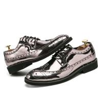 Zapatos de boda formales marrones de negocios minimalistas Oxford de corte completo integrados de talla 38-48 para hombre - details 16