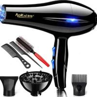 Secador de Pelo Profesional y Potente con Ajuste de Aire Frío y Caliente, Boquilla para Herramientas de Peluquería - details 4