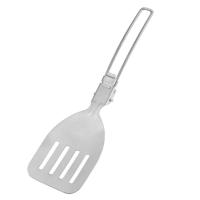 Cuchara de sopa plegable de acero inoxidable para acampar al aire libre, utensilios de cocina portátiles resistentes al desgaste, herramientas - details 18
