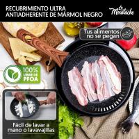 Batería de Cocina de Aluminio con Antiadherente |   8 Piezas Callao + 5 Cuchillos Inoxidables con Pelador de Verduras y Tijeras, Ollas/Sartenes para Todas las Cocinas, Incluso Inducción - details 2