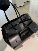 Bolsa de mano Neutral Spice Girl, nueva, de gran capacidad, para viajes diarios, de cuero, estilo punk, con cierre y asa de ala. - details 9