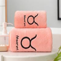 Toalla de baño de constelación suave y grande de 70x140cm, juego de toallas de baño bordadas suaves y absorbentes - details 5