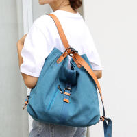 Bolso multifuncional de lona con hebilla, bolso de moda para mujer - details 9