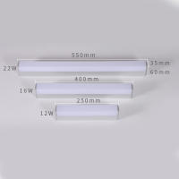 Luz Led moderna para espejo, accesorio de lámpara de pared impermeable de 12W, 16W, 22W, CA de 220V, iluminación de acrílico montada en la pared del baño - details 1