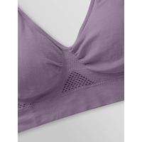 Sujetador deportivo con almohadillas incorporadas, transpirable, alta elasticidad, sin aros, perfecto para yoga, fitness, correr - details 19