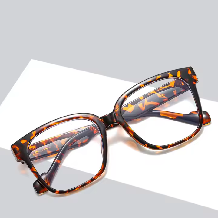 Gafas de Lectura Cómodas de Pleño Perfil Estilo Cuadrado Oversize de Metal Polarizada +0.75 a +4 - 1