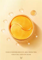 Máscara de Ojos de Colágeno de Algas de Mar de 24K Oro Hidratante, Reafirmante, Anti-cirrugas, Anti-olas para Cuida de la Piel de los Ojos - details 15
