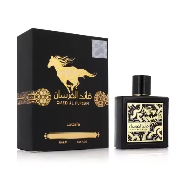 Lattafa Qaed Al Fursan Eau de Parfum 90 ml-Perfume árabe Dubai elegante y duradero para hombres - 1