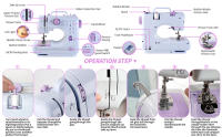 Máquina de Coser Portátil 12 Puntadas Diferentes with Pedal y Lámpara Integrada - details 2