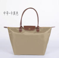 Bolso plegable de nylon con asa superior para mujer，estilo clásico，tamaño 42*27*19CM - details 6