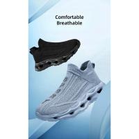 Zapatillas Deportivas de Punto Zapatos Casuales para Hombres con Suela Gruesa - details 1