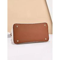 Bolso de hombro sencillo y moderno para mujer, bolso de madre de color contrastante, bolso de gran capacidad, mochila de lujo de alta gama - details 2