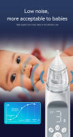 Absorbente Nasal eléctrico para bebé, aspirador Nasal silencioso, obstrucción para bebé, limpiador de rinitis - details 7
