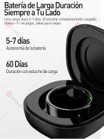 Anillo inteligente SANLEPUS con monitoreo de salud 24 horas al día, 7 días a la semana: frecuencia cardíaca, sueño, oxígeno en sangre y temperatura corporal |   Batería de 7 días |   Resistencia al agua hasta 5 ATM - details 12