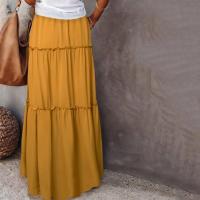 Falda Maxi con Volantes Vintage de los 90 Estilo Boho de Cintura Alta con Paneles Superpositos - details 6