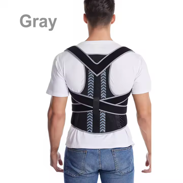 Adjustable Fully Back Posture Corrector Shoulder Waist Support Straightener Children Adults Improve Posture Pain Relief - 1