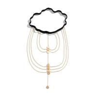 Joyería de Cuerpo de Estrellas de Secuencia de Cinturón de Pierna de Multilayer Elástico Boho - details 5