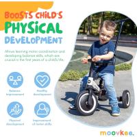 Bicicleta Infantil 6 en 1 Triciclo con Barra de Empuje Andador de 1 Año Bike Baby - details 8