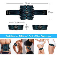 Máquina de cinturón de vibración para entretenimiento deportivo, estimulador muscular Abdominal EMS, equipo de entrenamiento de Fitness, cinturón de gimnasio en casa - details 5