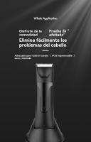 Aparato para el vello corporal masculino depiladora eléctrica afeitadora lavable vello de las piernas cortapelo corporal adulto iluminación LED eléctrica - details 1