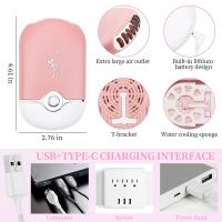 Scttomon Secador de Pestañas Mini USB Herramienta de Maquillaje Rápido para Extensiones de Pestañas - details 5