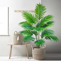 Palmera de Plástico Verde Planta Falsa Tropical para Decoración de Jardín Doméstico - details 15
