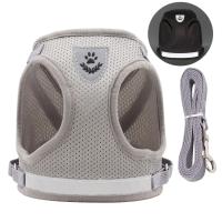 Conjunto de Correa de Arneses Ajustable para Perros Pequeños Collar de Paseo al Aire Libre para Cachorros, Chihuahuas, Pugs - details 4