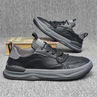 Primavera zapatos de los hombres de verano nuevo hueco transpirable agujero zapatos versátil ligero de moda de los hombres deportes y sandalias de ocio - details 8
