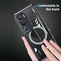 Funda para VIVO Y19s, Y17s, Y15s, Y02s, Y28, Y51, Y31, Y22s, Y33s, Y21T, 4G, 5G, cubierta magnética de disipación de calor, carcasa de teléfono delgada transparente - details 4