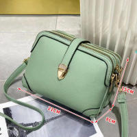 Bolso pequeño de diseñador para mujer, bolso de hombro tipo bandolera de cuero PU de moda, bolso de mano de 3 capas - details 9