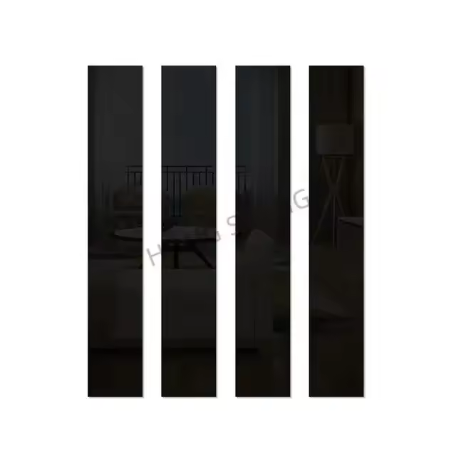 Pegatinas de Espejo de Tiras 3D Autoadhesivas Líneas de Cintura para Decoración de Hogar DIY - 1