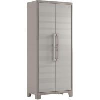 Armario Gulliver Bajo Almacenamiento Interior y Exterior Resina Impermeable con 2 Puertas y 2 Baldas Ajustables en Altura Color Beige/Arena 80 x 44 x 100 cm - details 15