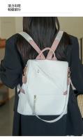 Mochila de nylon con mango suave de color sólido, grande, cinturón de cojín de aire - details 16