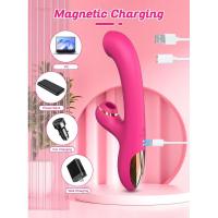Vibrador-Dildo Rotativo 2EN1 Estimulador de Clítoris y Pezón Masajeador Vaginal - details 1