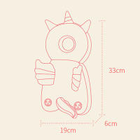 Protector de cabeza de bebé 1-3T, cojín de seguridad para evitar daños en la espalda, almohada de seguridad de dibujos animados de Angel Bee - details 9