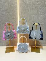 Nuevos bolsos de mujer Celebridad diamantes de imitación brillantes flores rosas Bolso cuadrado pequeño Bolso de banquete Bolso bandolera Bolso de cena - details 4