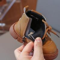Botas de moda para niños y niñas, zapatos de cuero elegantes, versátiles, antideslizantes, suaves y cómodos, estilo coreano, invierno, 2024 - details 8