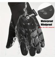 1pair Men's Winter Windproof Waterproof Warm Touch Screen GlovesFor Running CyclingDrivingSkiing - details 4