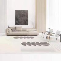 Alfombra de salón, algodón y lino, imitación gruesa para habitación, dormitorio, cocina - details 4