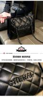 Bolso para mujer con letras de diamantes de lujo de marca Hong Kong2025Nueva moda de alto grado de un hombro bolsa de axilas - details 1