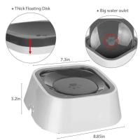 Fuente de agua para perros alimentador lento de agua antiderrame o sin derrames automático antisalpicaduras cuenco para mascotas - details 2