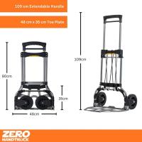 Carretilla de mano plegable y resistente, carretilla de saco, 160 kg - details 3