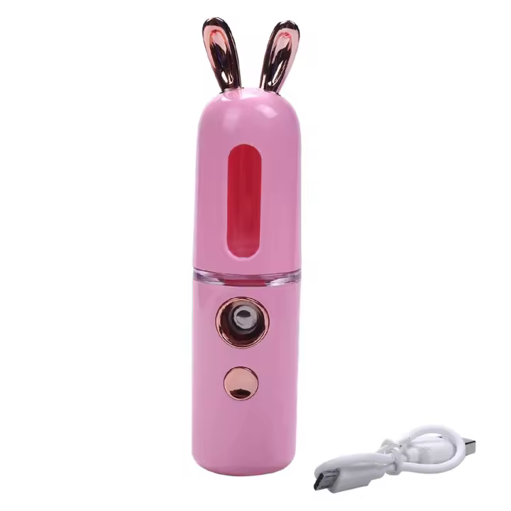 Mini Ondulator Facial Nano Recargable USB Humedificador de Belleza para Uso Doméstico Onero Rosado - 1