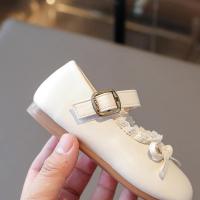 Zapatos de cuero para niños, nuevos zapatos planos para niñas de primavera y otoño con lazo, zapatos informales versátiles de moda de princesa para niños, suela blanda - details 18
