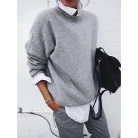 Suéter de punto para mujer, moda de otoño - details 2
