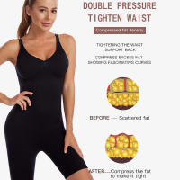 Bodysuit Modelador De Abdomen Y Glúteos Sin Costuras Para Mujeres Fajas Colombianas Slim Catsuit Control Medio Material De Nylon Cómodo Y Transpirable - details 4