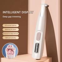 Portable Dog Paw Trimmer with Led Light Rechargeable Cordless Nail Grinder Shaver for Cats And Other Pets Nail Grooming Tools - details 8