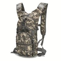 Mochila Táctica de Camuflaje para Ciclismo y Senderismo - Nylon Duradero, Multicolor, Cierre de Cremallera, Sin Botella de Agua ni Mochila, Sin Botella Hidratación, Correas Ajustables, Hombreras Acolchadas, Ideal para Deportes al Aire Libre, Mochila Mini - details 8